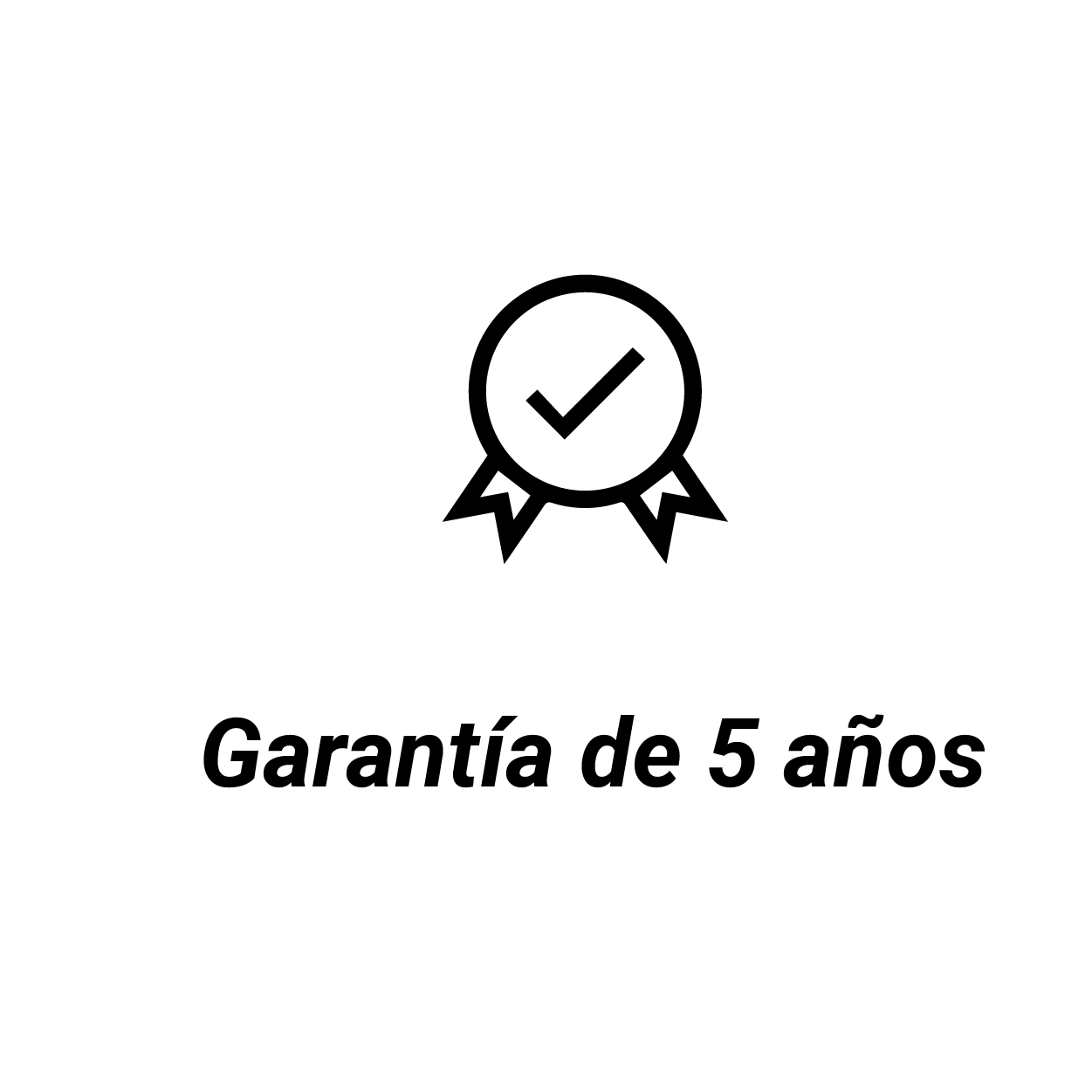Garantía de 5 años